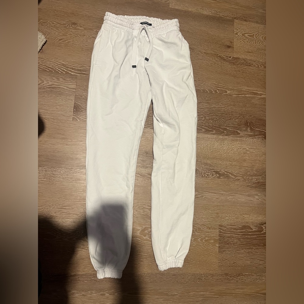 White Talentless Joggers